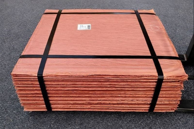Cathodes de cuivre